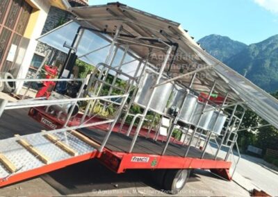 Impianto di mungitura mobile